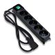 Power Cleaner 5-Way Strip – IEC Input, Schuko/Italy Outputs