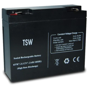 Tecnoware EACPE12V7A2SDTSW – 12V 7.2Ah VRLA Sealed Lead Acid Battery for UPS EVO RT 2.0 / 3.0