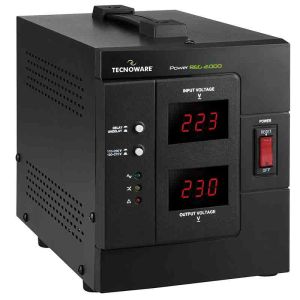 Electronic Voltage Stabilizer Power REG 2000VA – Dual Output, LCD Display