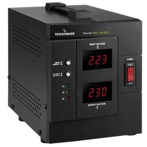 Electronic Voltage Stabilizer POWER REG 3000VA – Single Phase | LCD Display | 2.4kW | ±6% Regulation